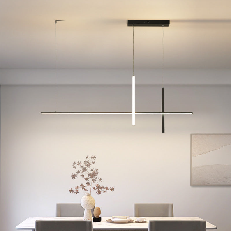 Arisha Modern Pendelleuchte Metall/Acryl Schwarz/Weiß Esszimmer