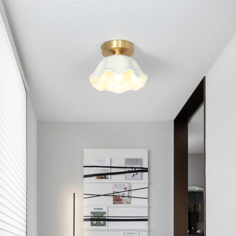 Arisha Modern LED Deckenleuchte Messing Wohn/Schlaf/Esszimmer Metall&Glas