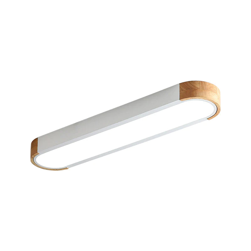 Arisha Modern LED Deckenleuchte, Ring, 3 Farben,Holz/Acryl, Wohnzimmer