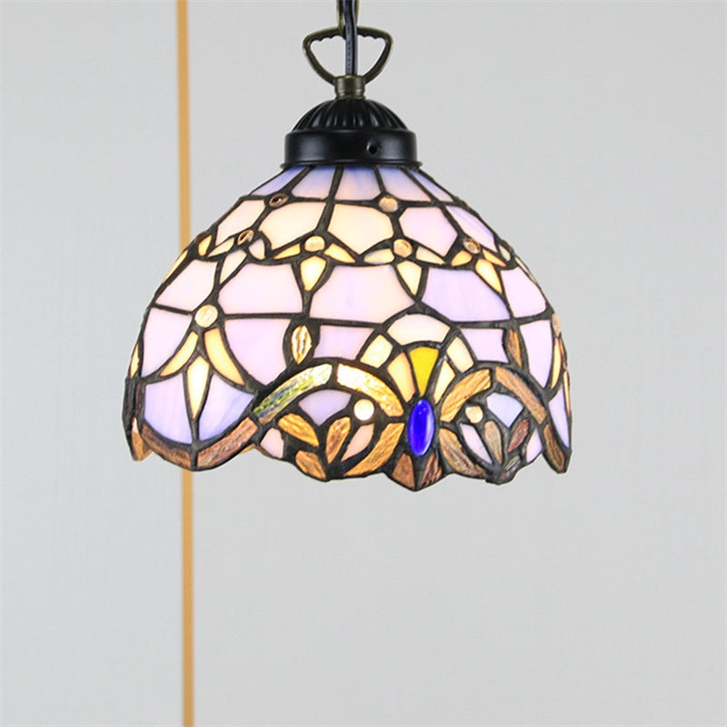 Arisha Cottage LED Pendelleuchte Metall Glas Wohnzimmer/Schlafzimmer
