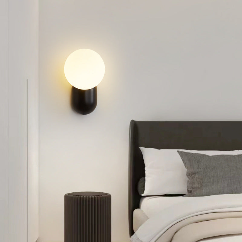 Valentina Modern LED Indoorwandleuchte Harz Glas Schlaf Wohnzimmer