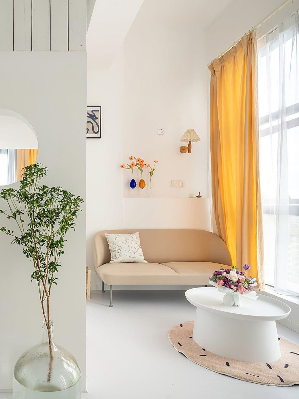 Elvivelle moderne Wandleuchte aus Holz
