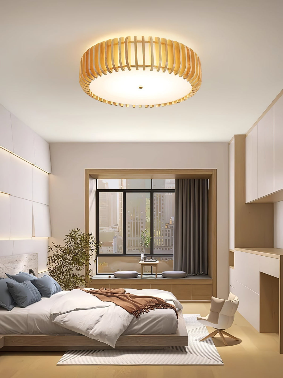 Vezorus Premium Elegance Deckenleuchte aus Holz