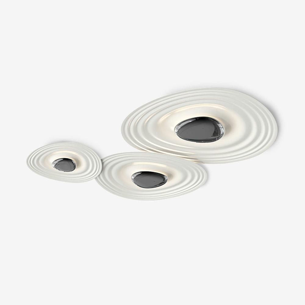 Idra Deckenleuchte Ripple Ring moderne skulpturale