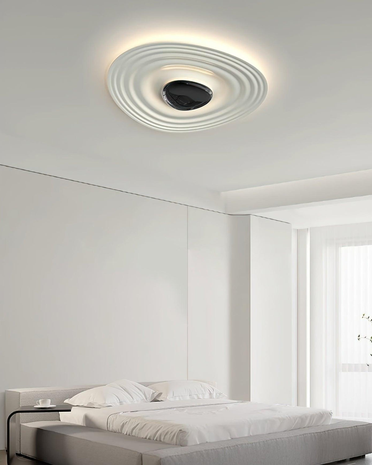 Idra Deckenleuchte Ripple Ring moderne skulpturale