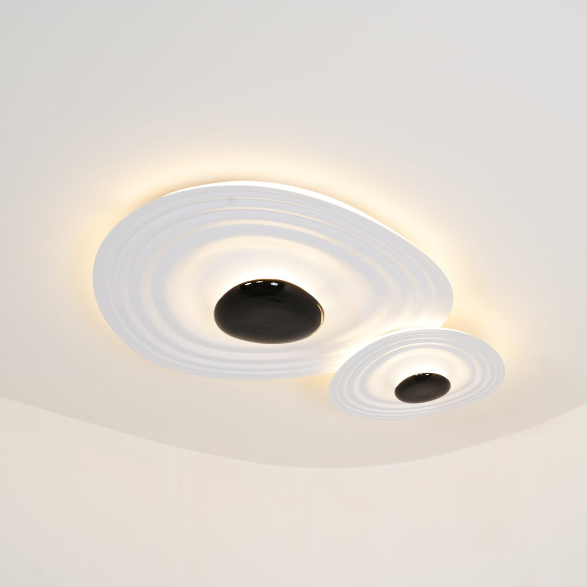 Idra Deckenleuchte Ripple Ring moderne skulpturale