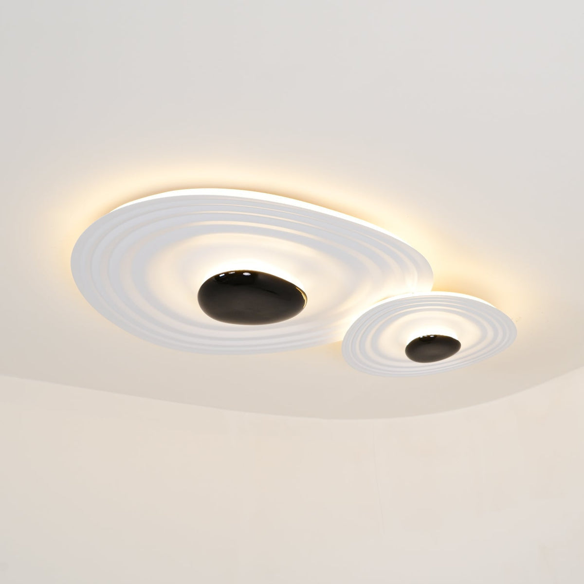 Idra Deckenleuchte Ripple Ring moderne skulpturale