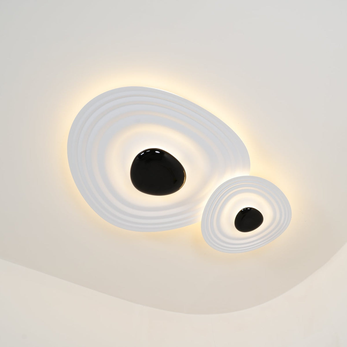 Idra Deckenleuchte Ripple Ring moderne skulpturale
