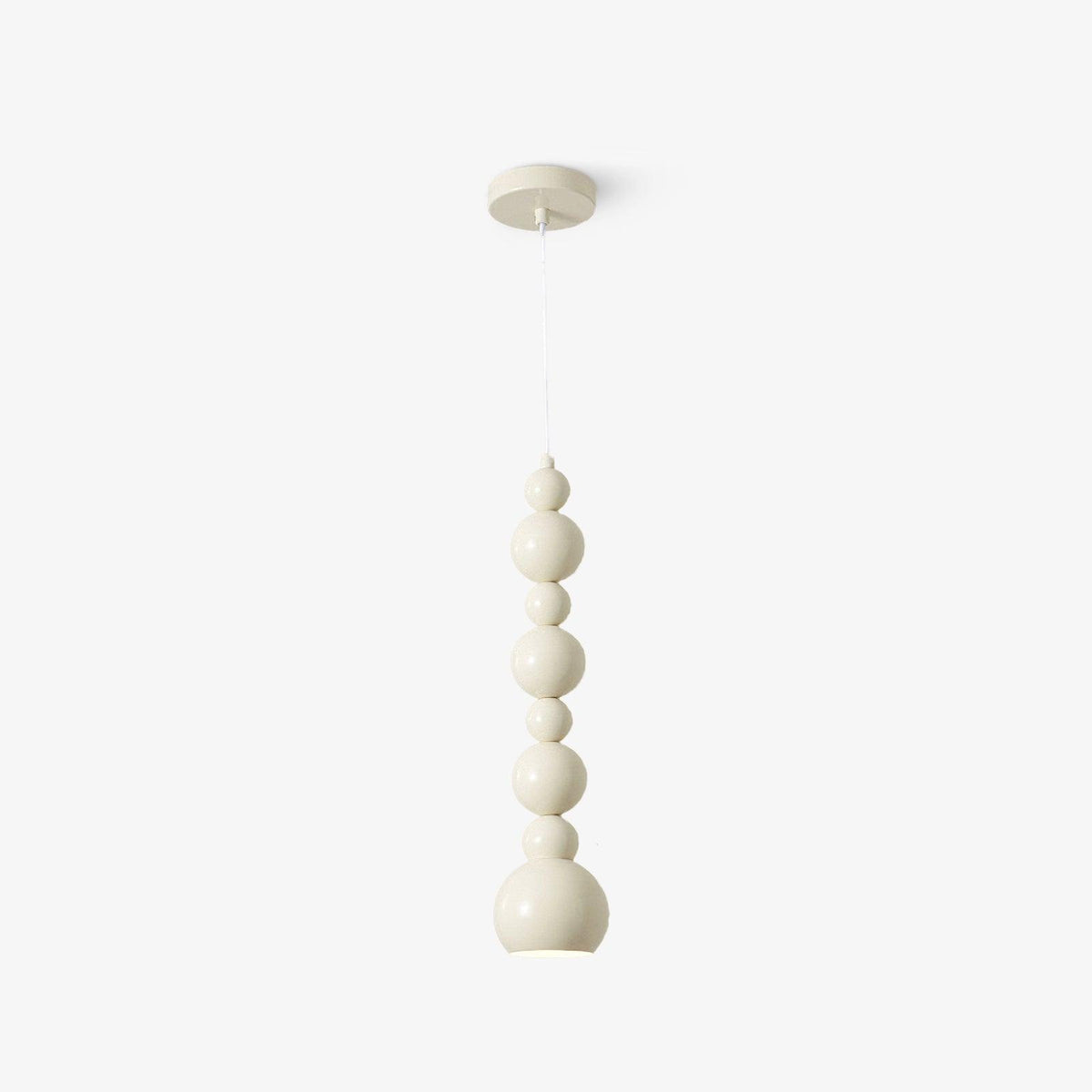 Slenao Beige Kunst-Pendelleuchte