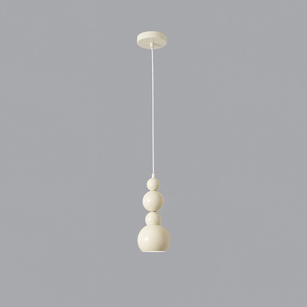 Slenao Beige Kunst-Pendelleuchte