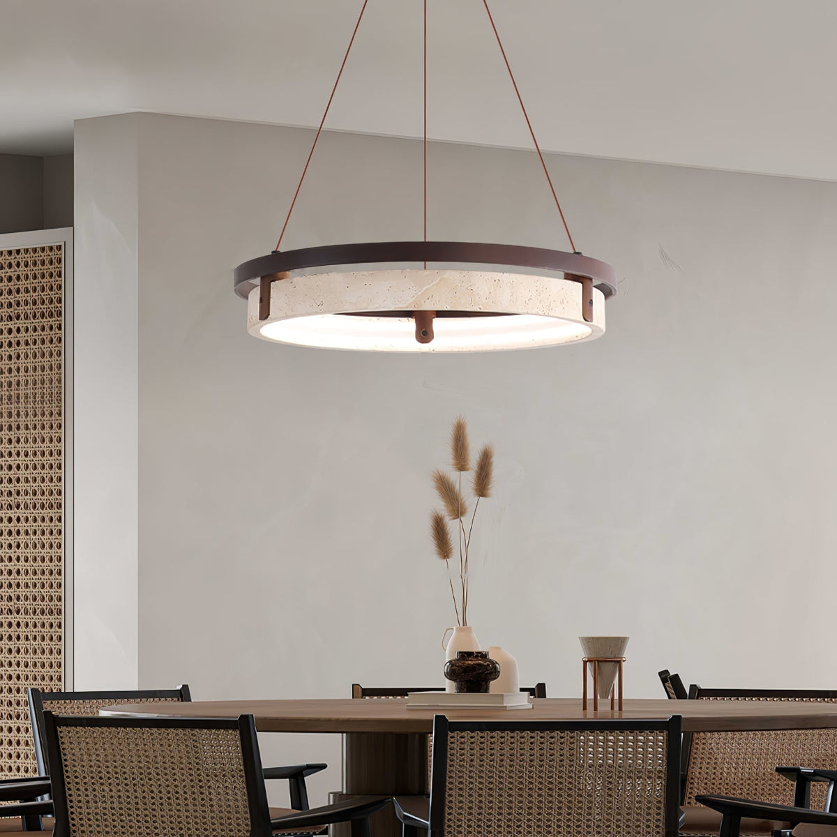 Aurix Travertine Pendelleuchte