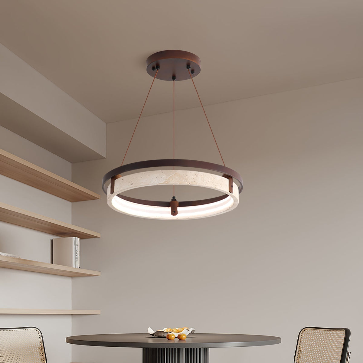 Aurix Travertine Pendelleuchte