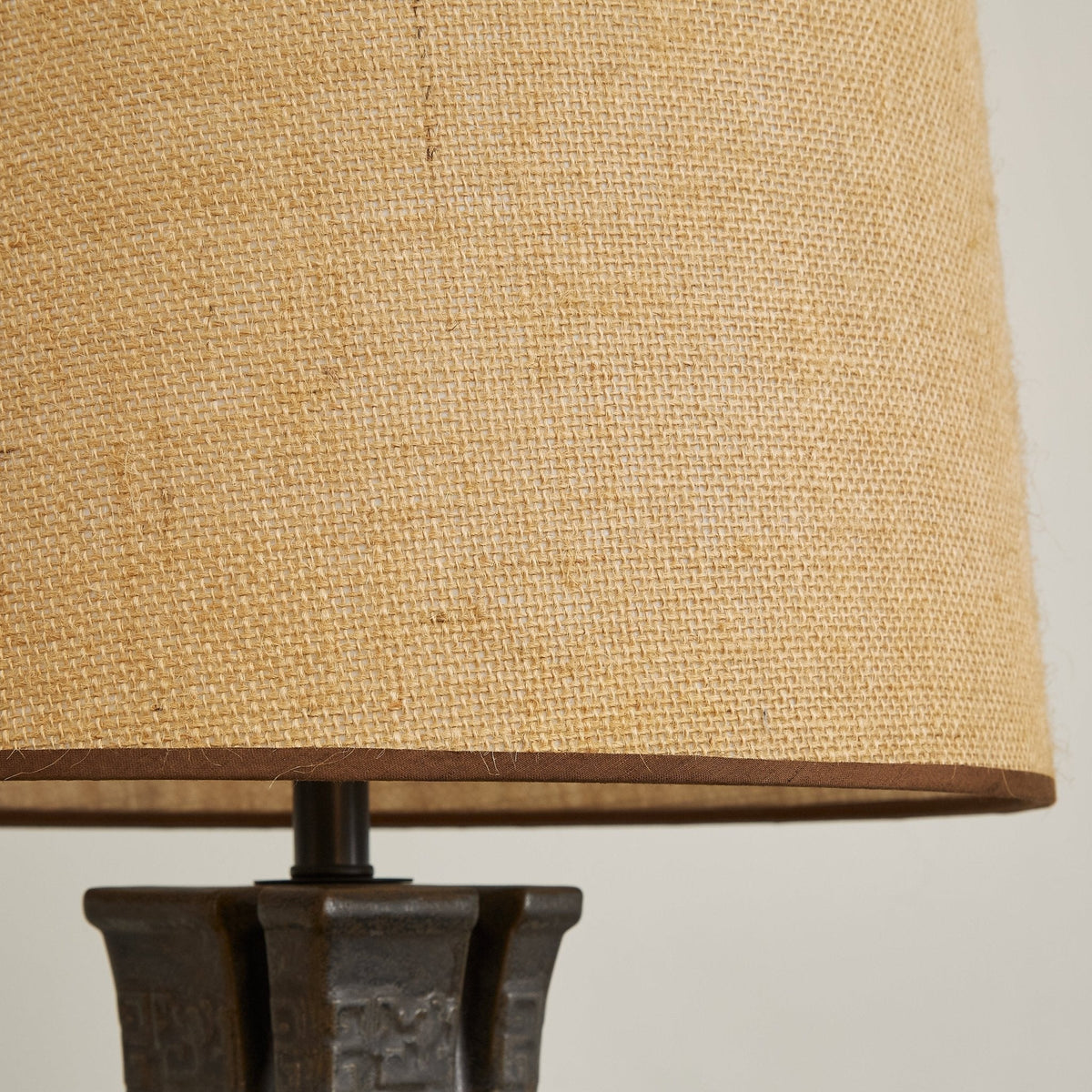 Echo Vintage-Stoff-Tischleuchte
