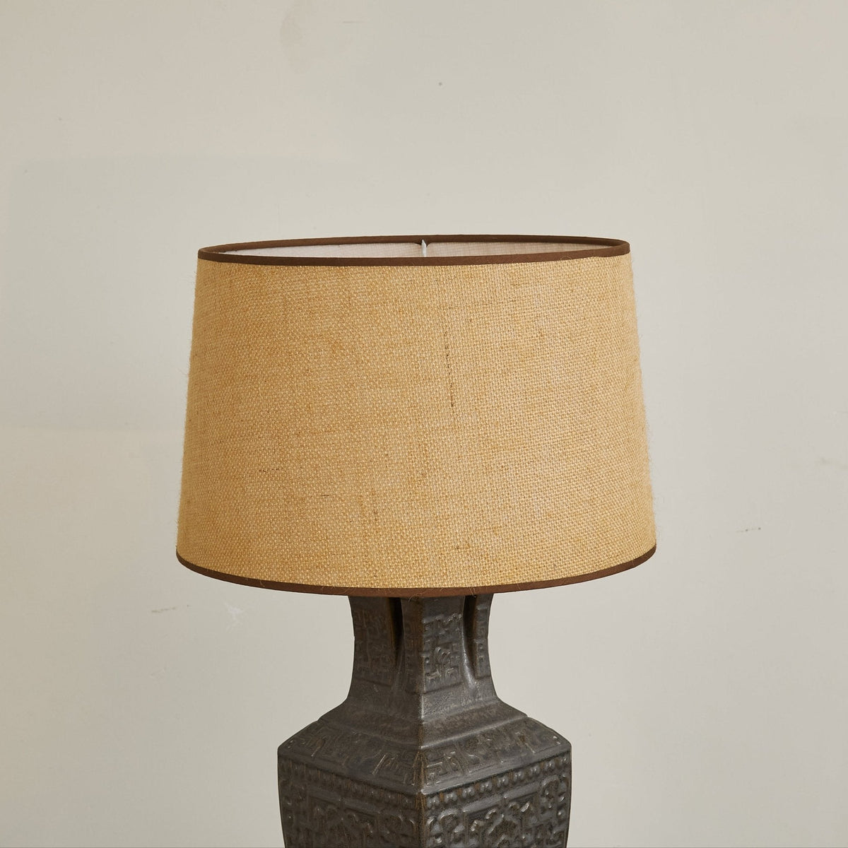 Echo Vintage-Stoff-Tischleuchte