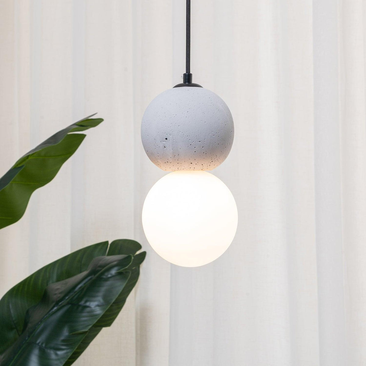 Joss Zement Minimalistische Pendelleuchte