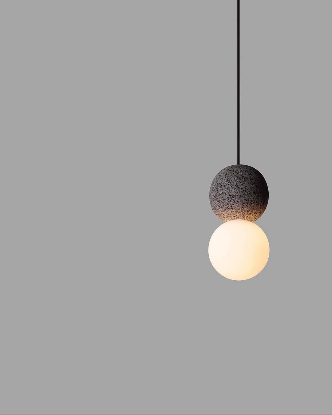 Joss Zement Minimalistische Pendelleuchte