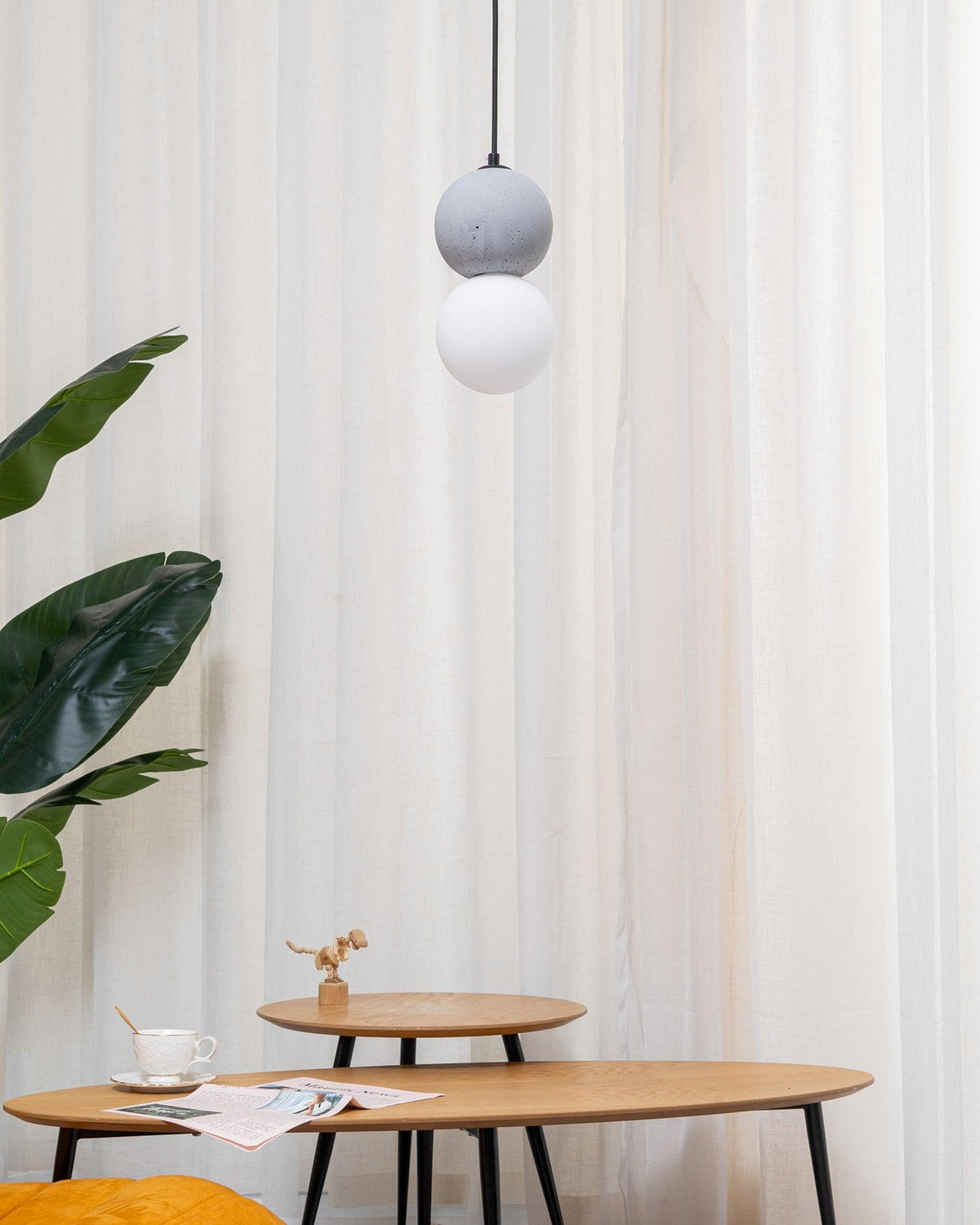 Joss Zement Minimalistische Pendelleuchte