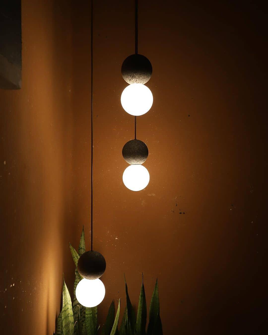 Lumorette moderne Pendelleuchte aus Zement
