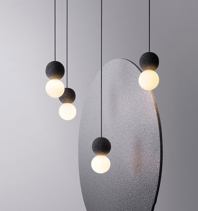Joss Zement Minimalistische Pendelleuchte