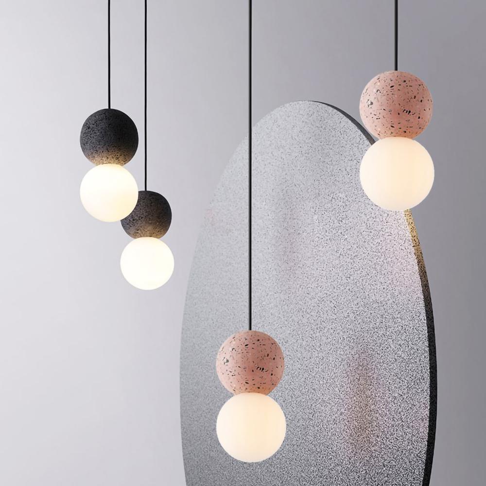 Joss Zement Minimalistische Pendelleuchte