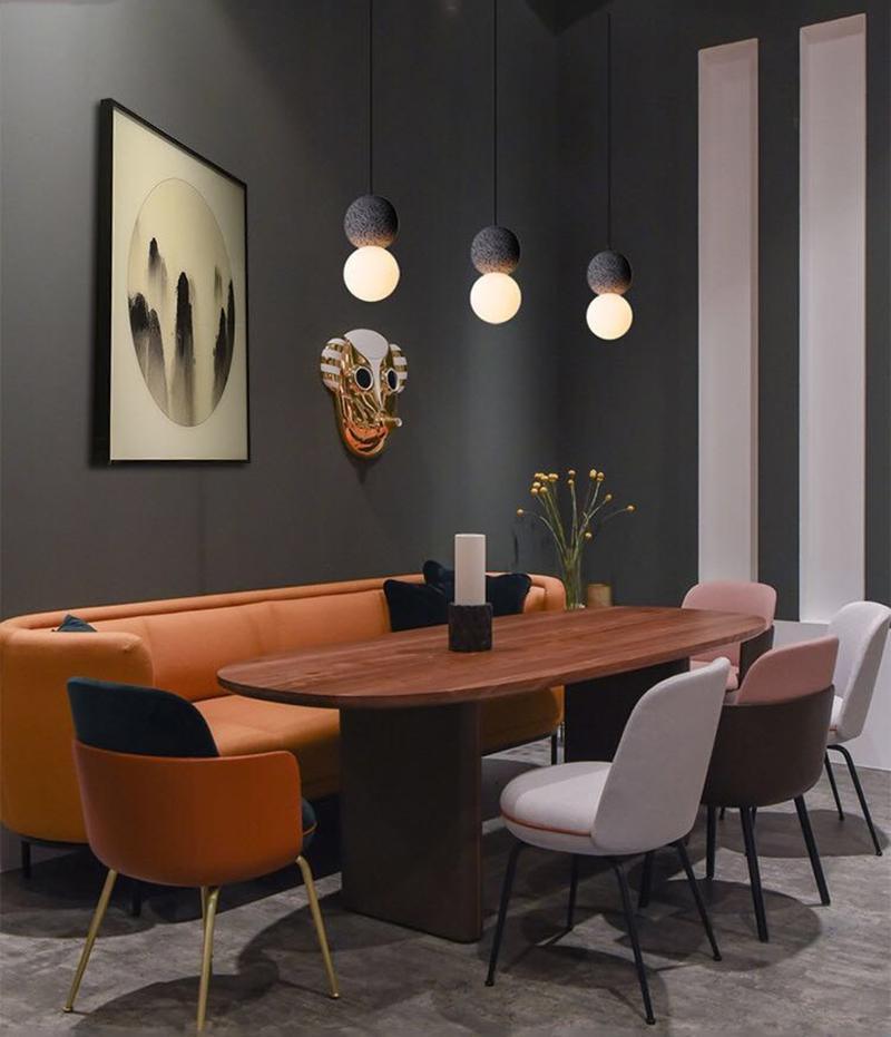 Lumorette moderne Pendelleuchte aus Zement