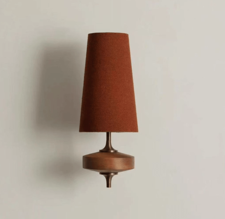 Hestin Wandleuchte mit zwei Lampenschirmen