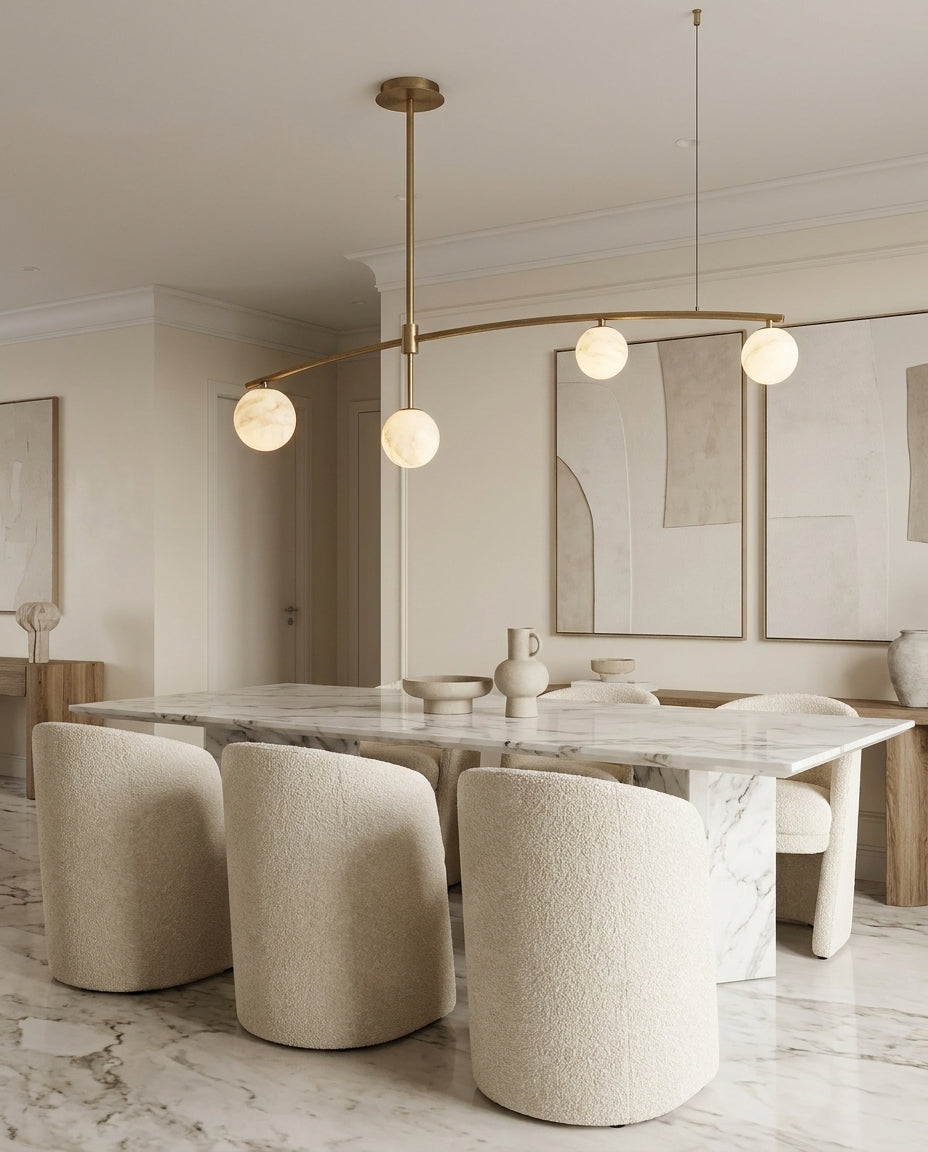 Eastvale8 Alabaster-Kronleuchter