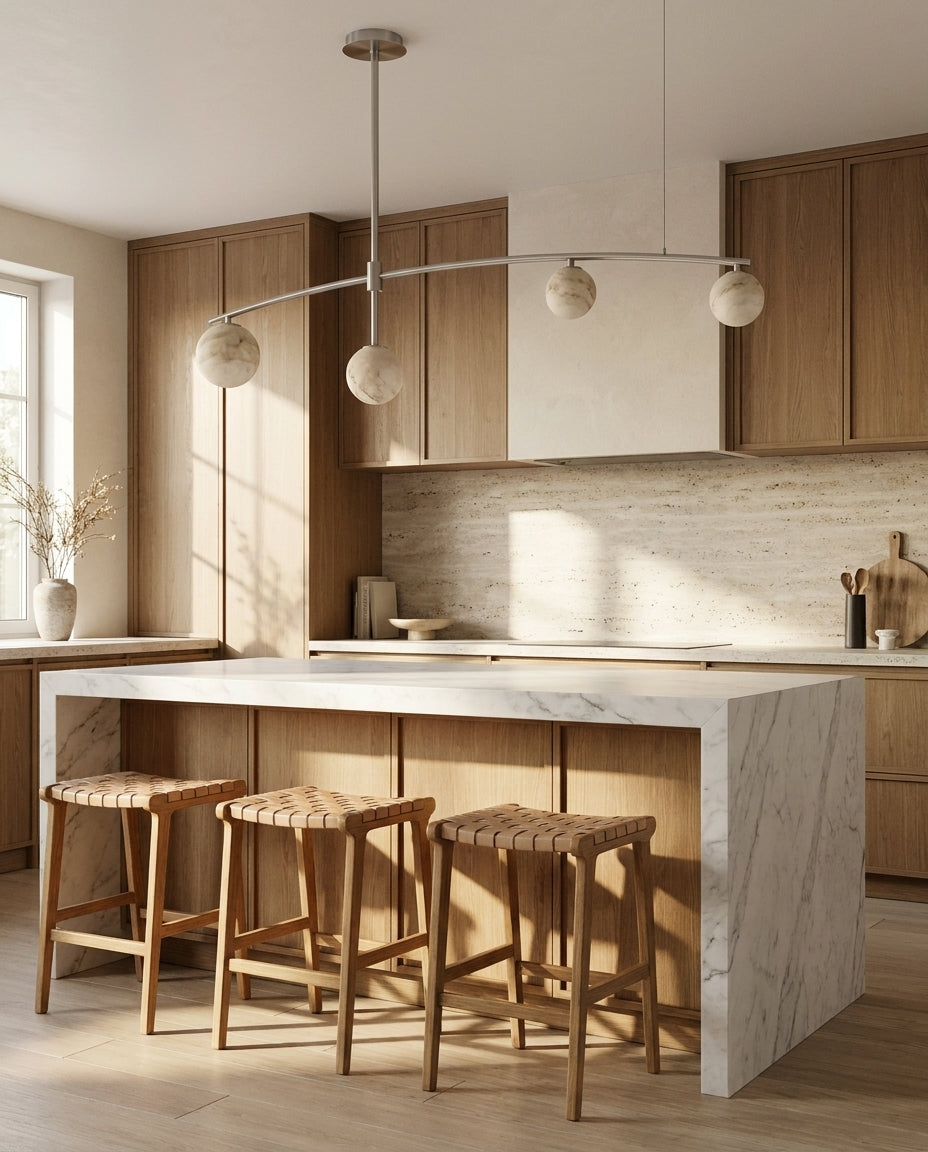 Eastvale8 Alabaster-Kronleuchter