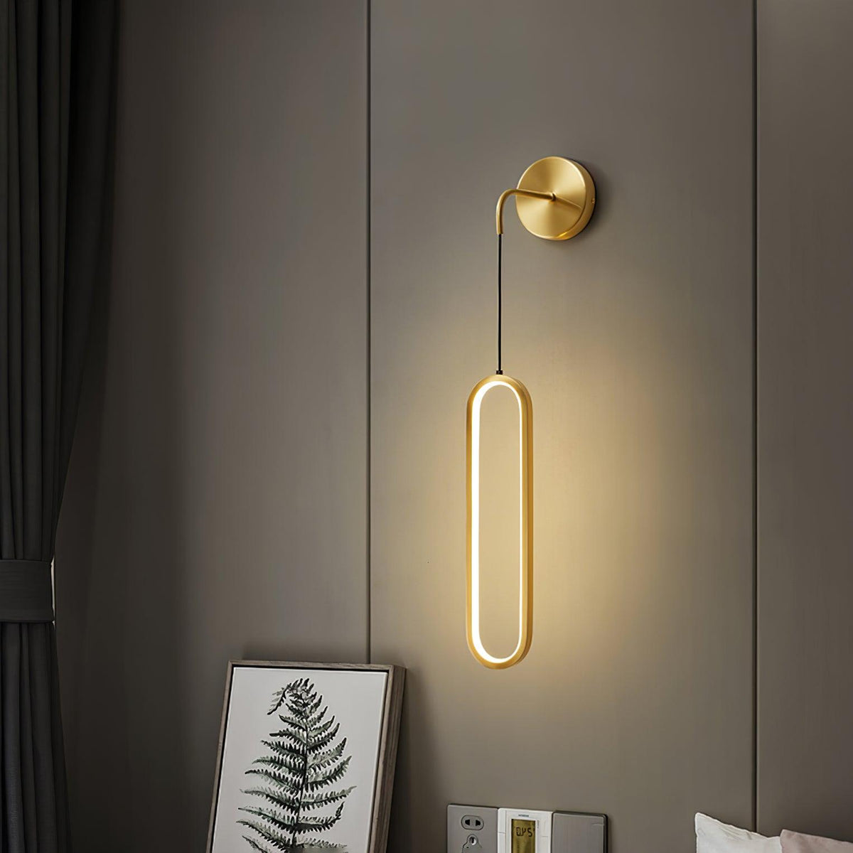Solisenne Aven LED Messing Wandleuchte
