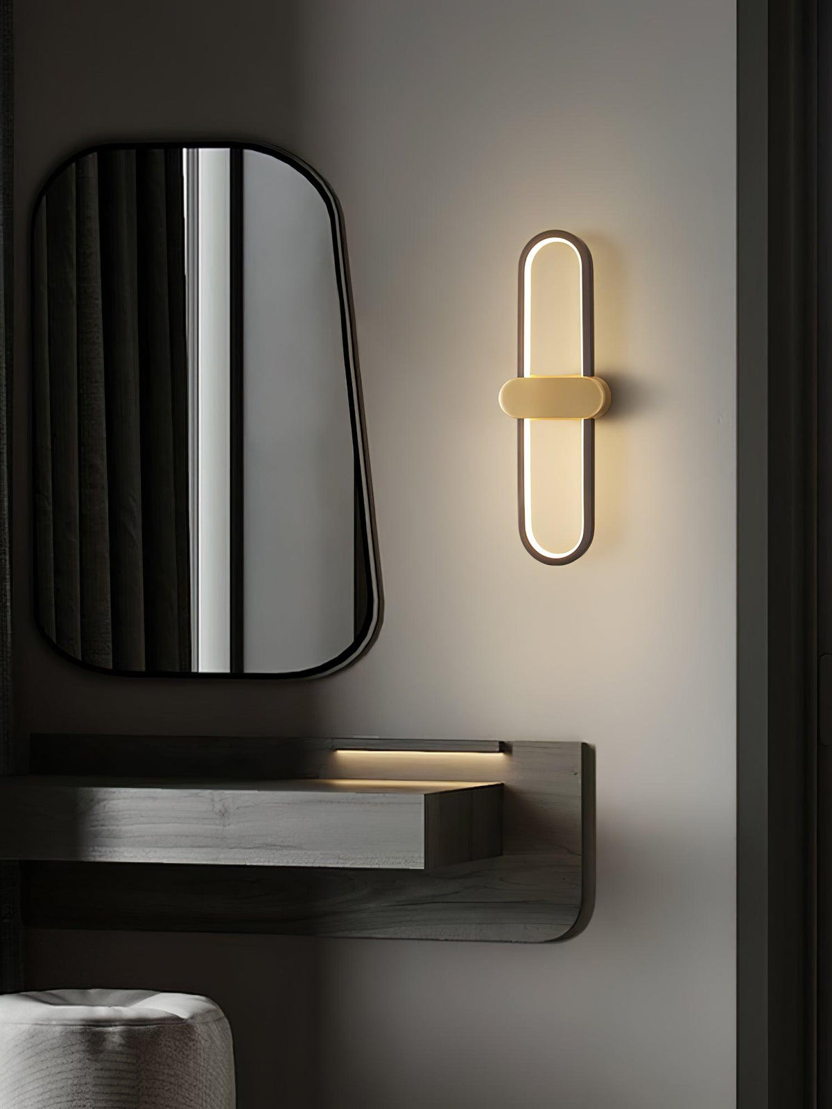 Avelon Oval LED-Wandleuchte