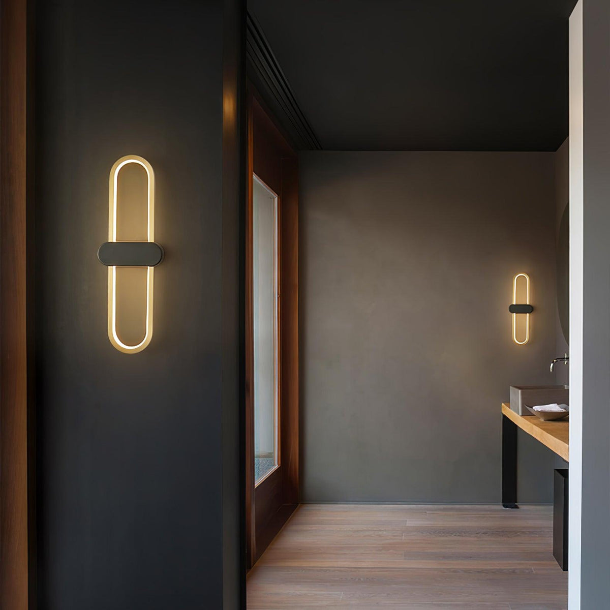 Avelon Oval LED-Wandleuchte
