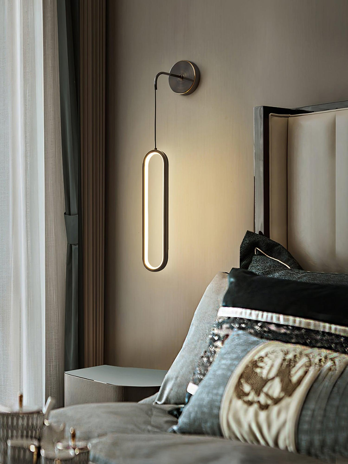 Solisenne Aven LED Messing Wandleuchte