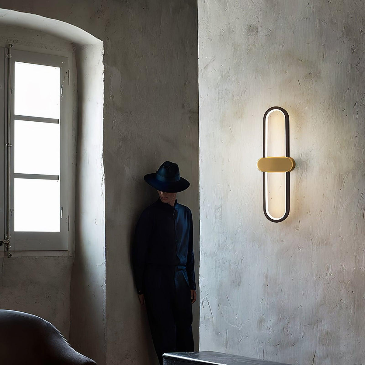 Avelon Oval LED-Wandleuchte