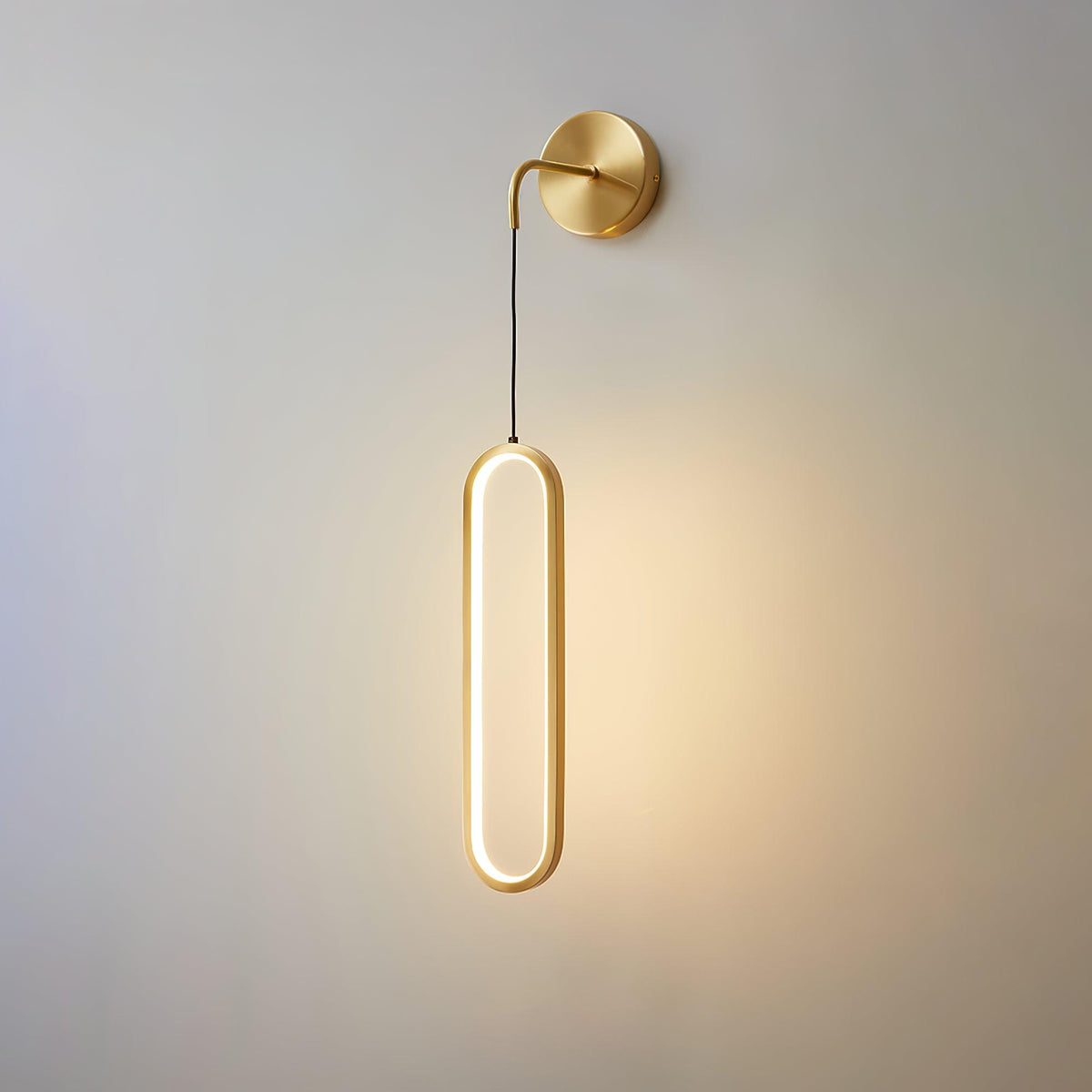 Solisenne Aven LED Messing Wandleuchte