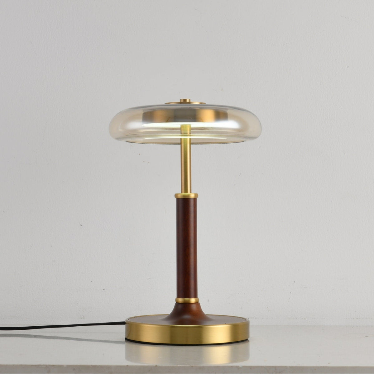 Layla Vintage-Glas-Tischleuchte