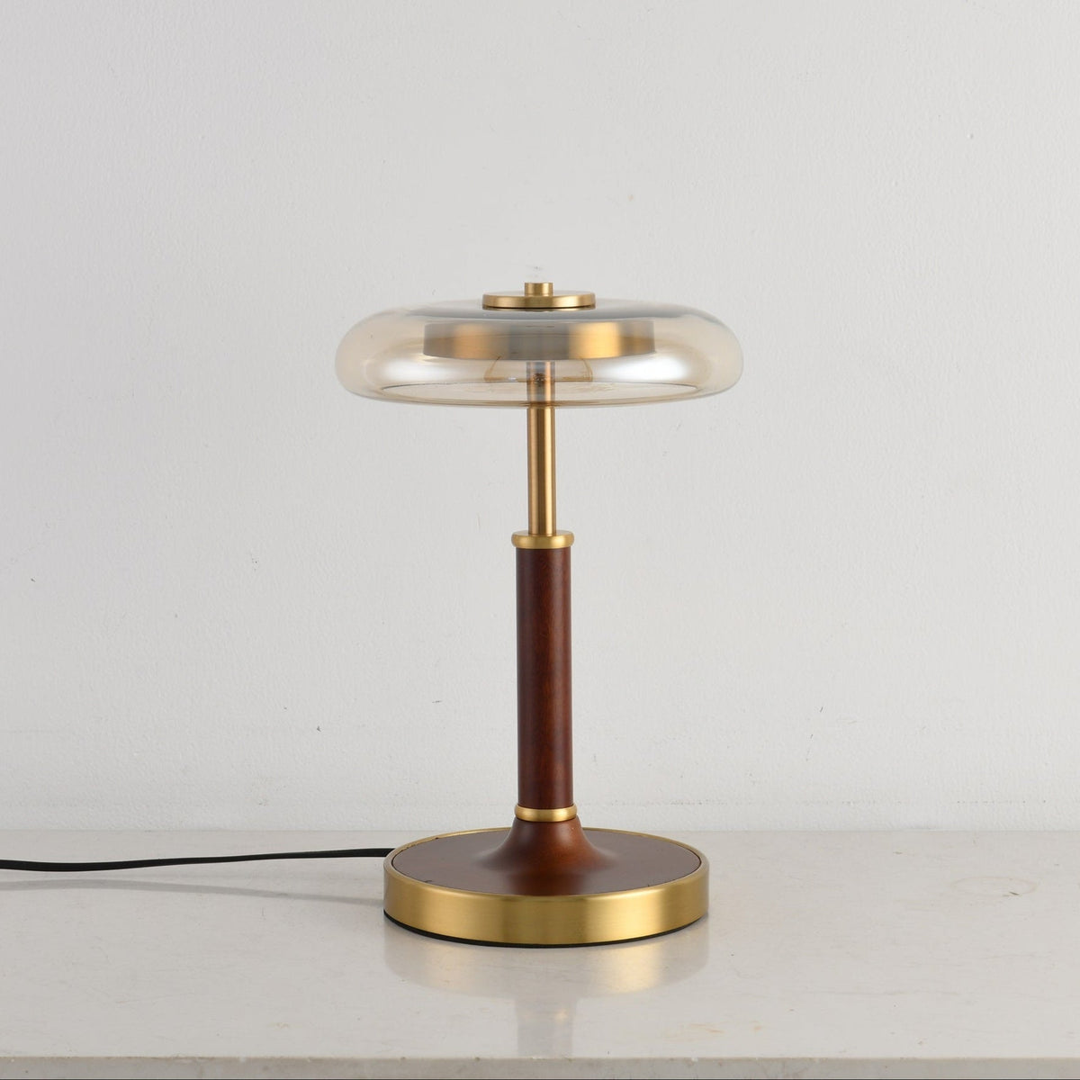 Layla Vintage-Glas-Tischleuchte