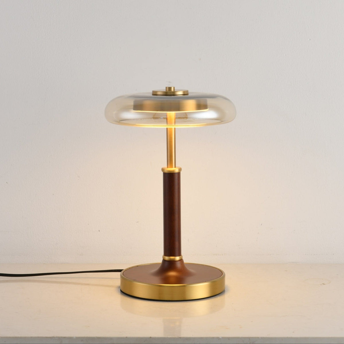 Layla Vintage-Glas-Tischleuchte