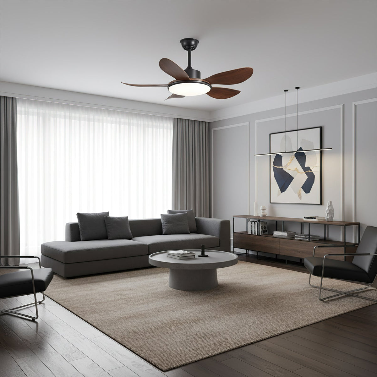 Rivivaine Deckenventilator mit Beleuchtung