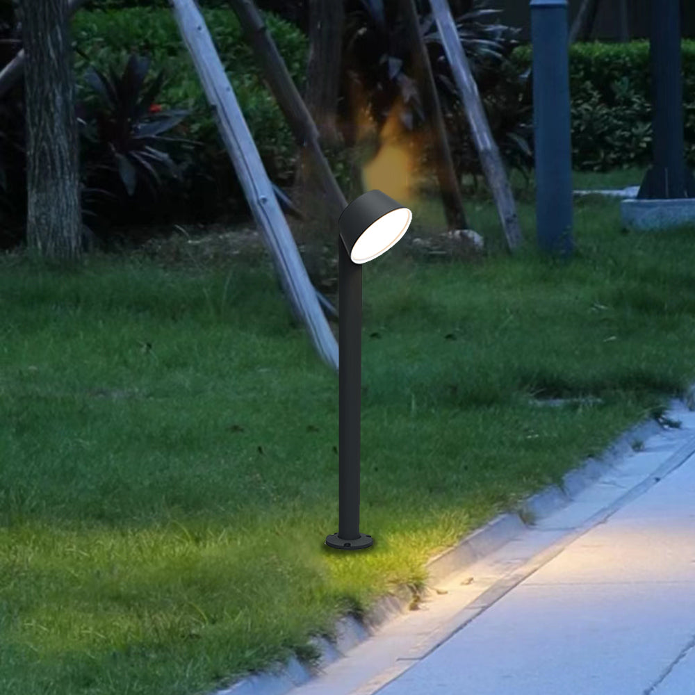 Ray Modern LED Außenleuchte Schwarz Garten/Flur Metall&Acryl 65CM Lang Dimmbar