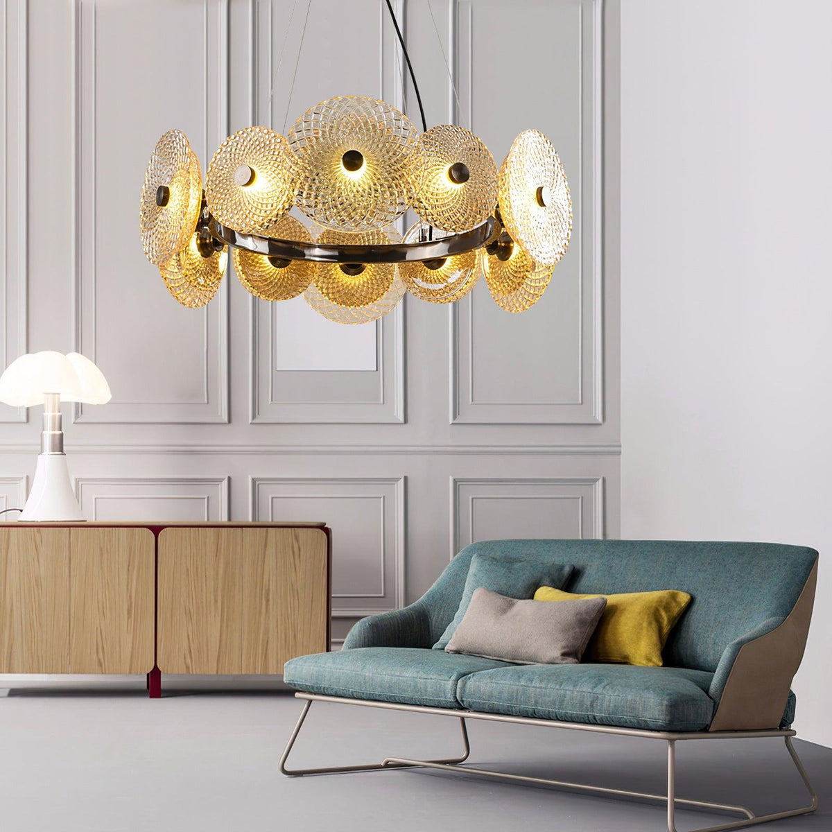 Zeveleth Kronleuchter im postmodernen Luxus-Stil aus Kristall