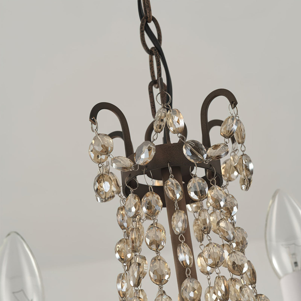 Luxinine Vintage Flohmarkt-Kristall-Kronleuchter