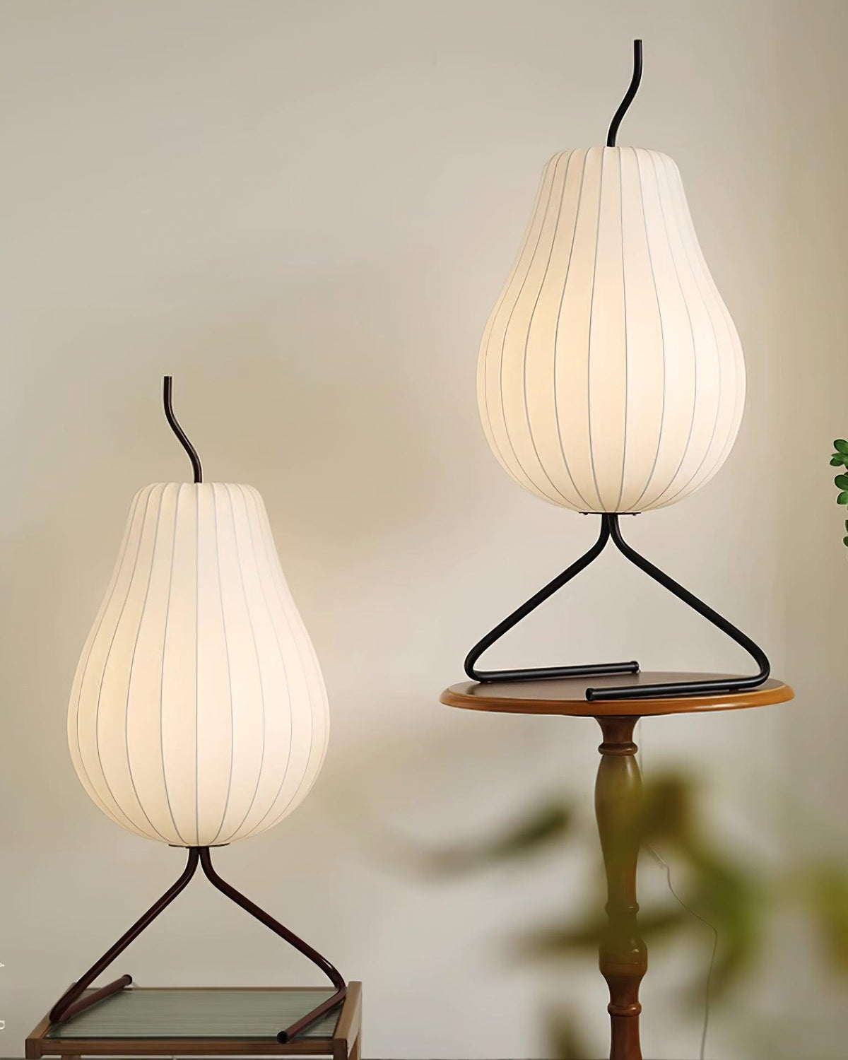 Calerielle Minimalistische Stehleuchte in Pear-Form