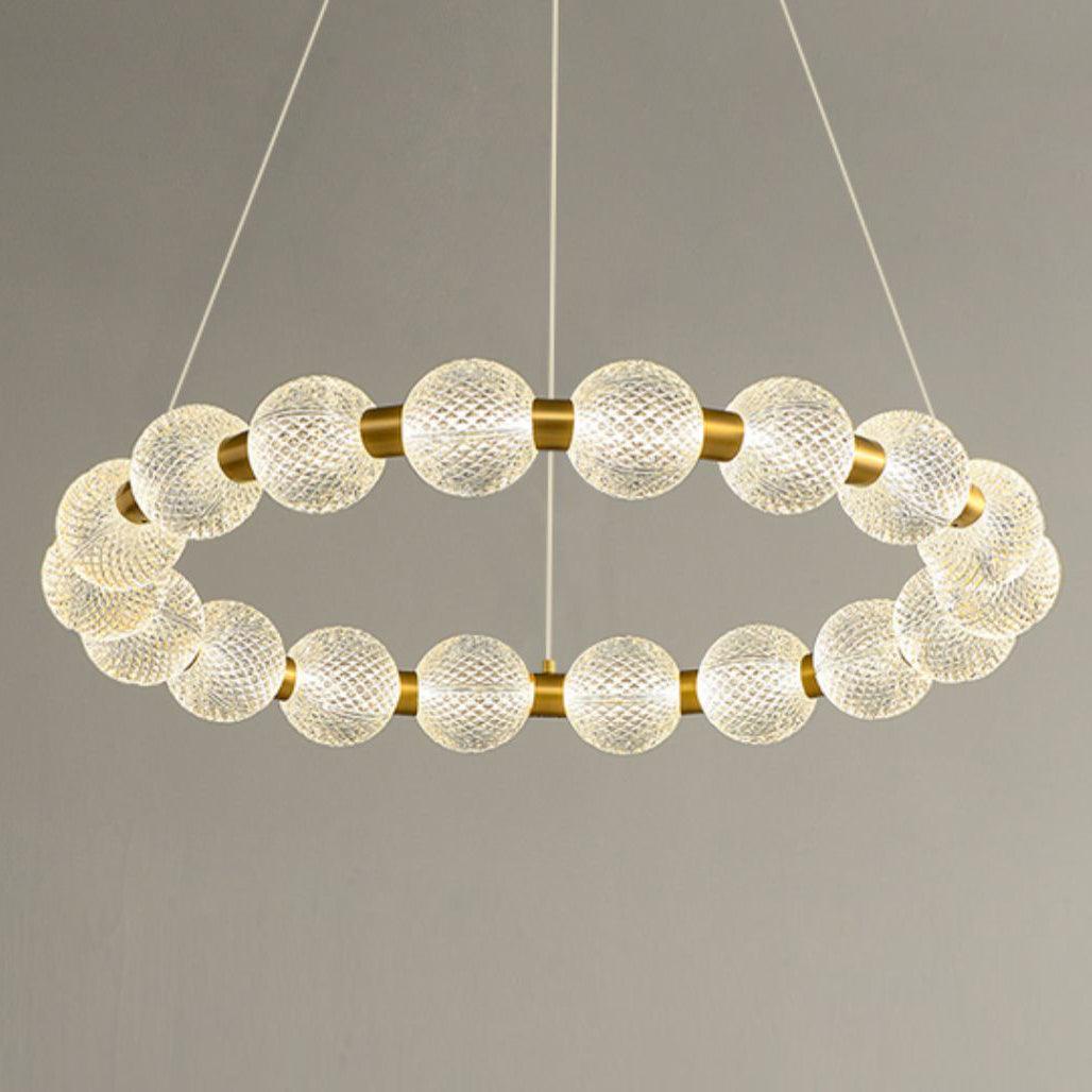 Soleena Kronleuchter Pearl Gold Ring Elegant