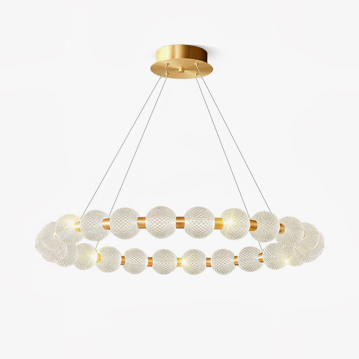 Soleena Kronleuchter Pearl Gold Ring Elegant