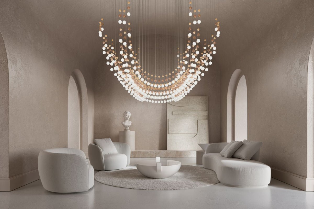 Pearl Veil Couture Cascade Kronleuchter anpassen