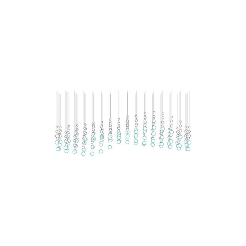 Pearl Veil Couture Cascade Kronleuchter anpassen