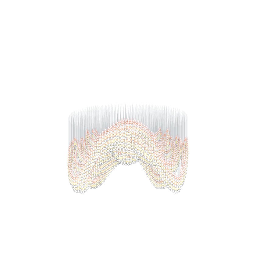 Pearl Veil Couture Cascade Kronleuchter anpassen