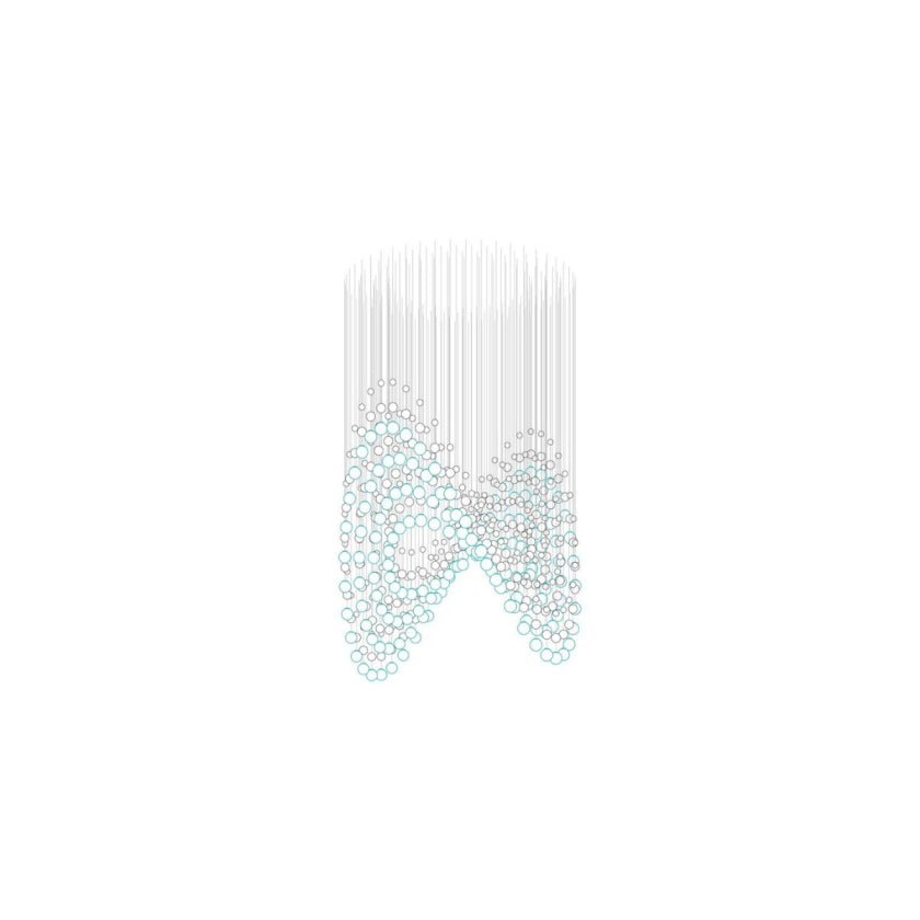 Pearl Veil Couture Cascade Kronleuchter anpassen