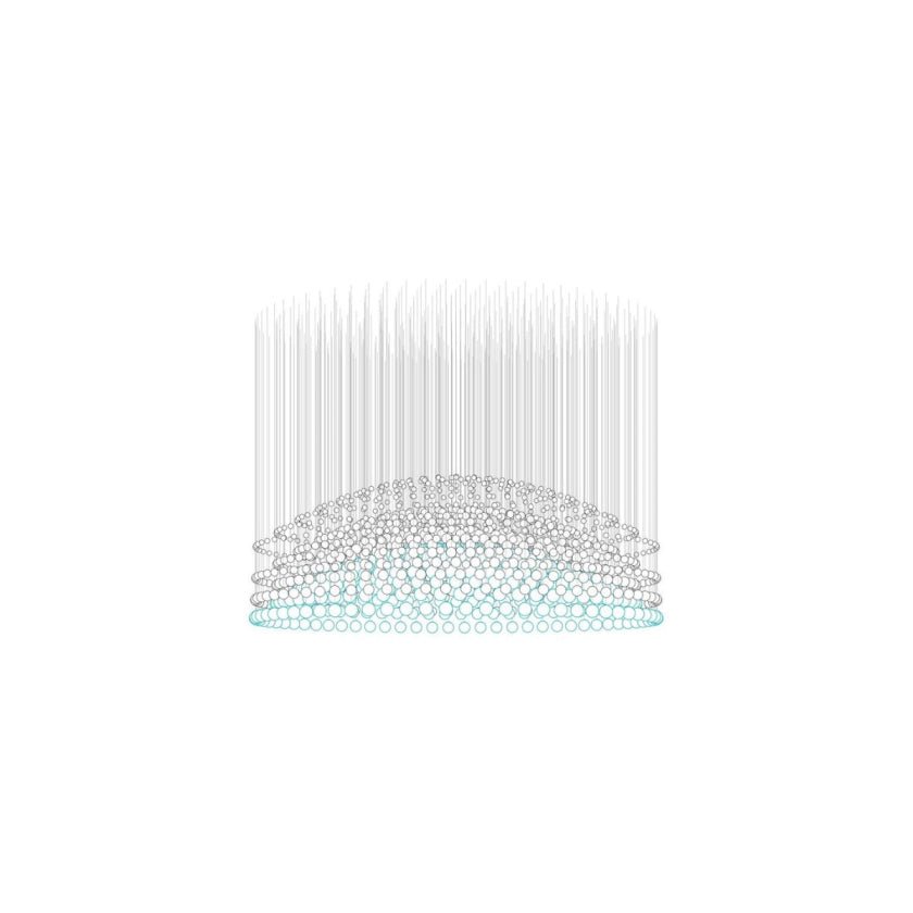 Pearl Veil Couture Cascade Kronleuchter anpassen
