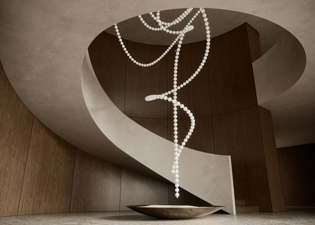 Pearl Symphony Grand Cascade anpassbarer Kronleuchter